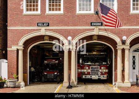 Bahnhof 51, Alexandria Feuerwehr, 317 Prince Street, Alexandria, Virginia Stockfoto