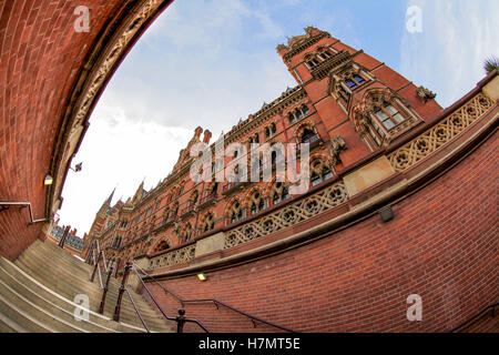 Bahnhof St Pancras in London Stockfoto