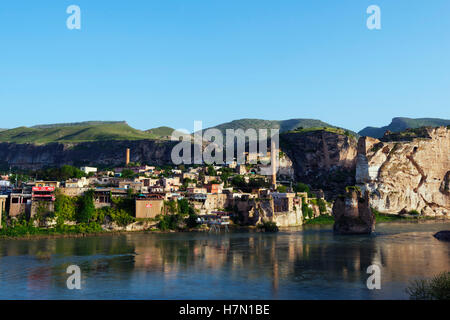 Türkei, Ost-Anatolien, Hasankeyf, geplant für die Überschwemmungen im Rahmen des Tigris River Ilisu Dam-Projekts Stockfoto