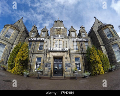 Das berühmte Loch Ness Ausstellung Zentrum in Schottland 21.05.2016 Vereinigtes Königreich Stockfoto