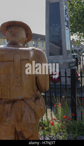 Der Krieg nur Memorial in Dollingstown, County Armagh, Nordirland. die redaktionelle Nutzung. Stockfoto