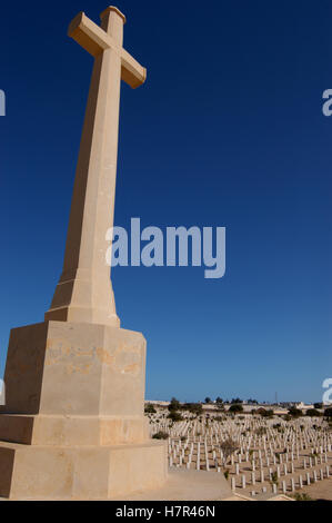 El Alamein Militärfriedhof Ägypten Stockfoto