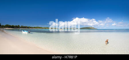 Nacula Bay auf Nacula Island in Yasawa Inseln, Fidschi Stockfoto