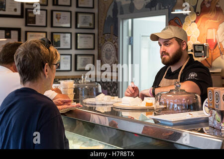 Lokalen Maryland Käser, FireFly Creamery, Unfall, Maryland, USA FireFly Creamery, Unfall, Maryland, USA Stockfoto