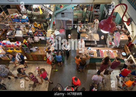 Innere des North Markt Börse est 1876, Columbus, Ohio, USA Stockfoto