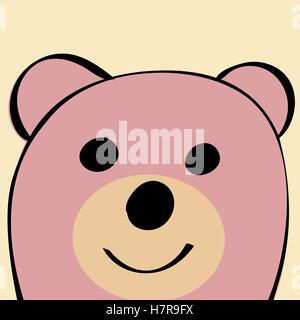 Lustige Cartoon Tierspielzeug zu tragen. Vektor-Illustration. Stock Vektor