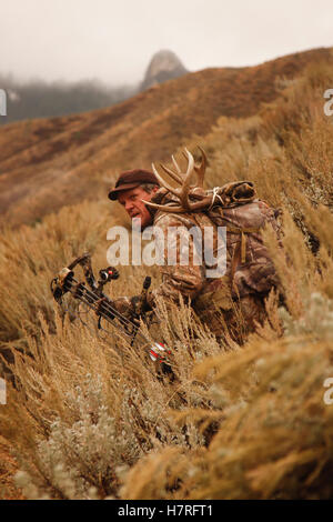 BowHunter Boden Jagd Stockfoto