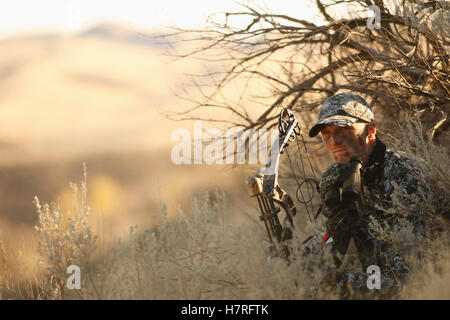 BowHunter Boden Jagd Stockfoto