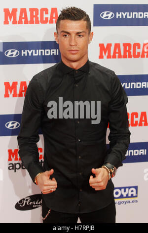 Madrid, Spanien. 7. November besucht 2016.Cristiano Ronaldo Fußball Marca Awards 2016 im Florida Park in Madrid, Spanien. 7. November 2016. Bildnachweis: MediaPunch Inc/Alamy Live-Nachrichten Stockfoto