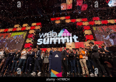 Lissabon, Portugal. 7. November 2016. Web Summit 2016, in Lissabon, Portugal ist offene Guthaben: Alexandre de Sousa/Alamy Live News Stockfoto