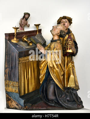 Die Masse des Heiligen Gregor 1480 Michel Erhart 1469-1522 Ulm Deutsch Deutschland Stockfoto