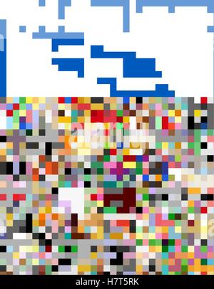 768 vielfältige Reihe von flachen Symbole und Symbole Vektor-Illustration auf Hintergrund isoliert Stock Vektor