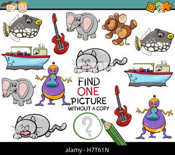 pädagogische Aufgabe für Kinder Stock Vektor