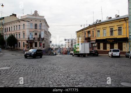 Ukrainische Stadt Czerniwzi. Stockfoto