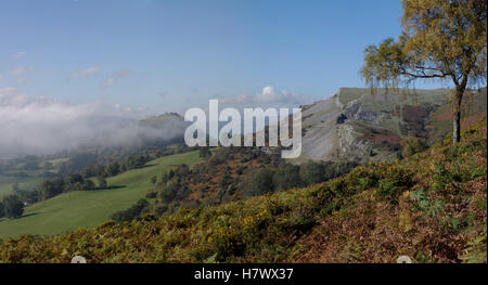 Castell, Dinas Bran, Llangollen, Stockfoto