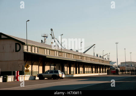 Fremantle Port Docks - Australien Stockfoto