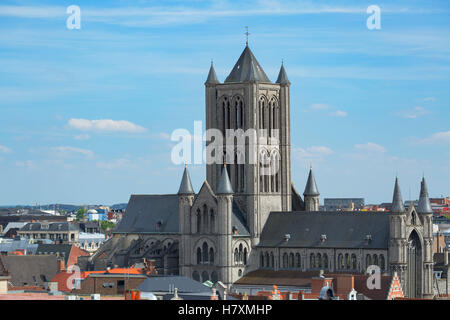 St. Nicholas Church, Gent, Flandern, Belgien Stockfoto