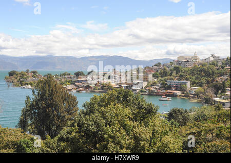 Das Dorf von San Pedro la Laguna auf Lake Atitlan, Guatemala Stockfoto