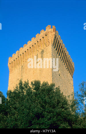 Castiglione del Lago, Verlies der Burg, Umbrien, Italien Stockfoto