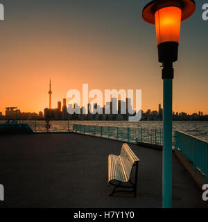 Toronto-Sonnenuntergang Stockfoto