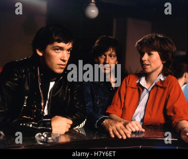 SOKO 5113: Auftragsarbeit, TV-Serie D 1984, Regie: Ulrich Stark, MICHAEL ROLL, BERND HERZSPRUNG, BENITA RINNE Stockfoto