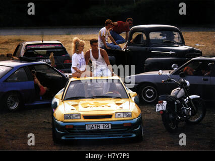 Manta, Manta (MANTA, MANTA) D 1991, Regie: Wolfgang Büld, TINA RULAND, TIL SCHWEIGER, Stichwort: Auto, Motorrad, Opel, Prolo, Unterhemd Stockfoto