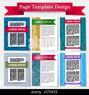 Vektor-Business-Flyer-Vorlage oder corporate Banner-design Stock Vektor