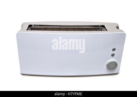 Eine klassische Toaster mit Beschneidungspfad auf einem weißen Hintergrund isoliert Stockfoto