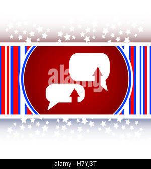 Hochgeladen von Cloud-Symbol. Hochladen. Last-symbol Stockfoto