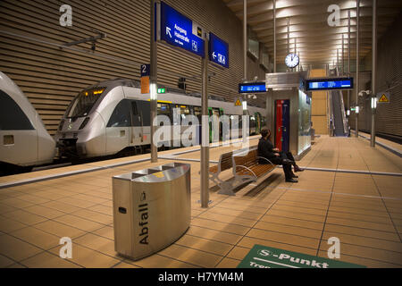 Leipzig Train Station, HBH, Deutschland Stockfoto