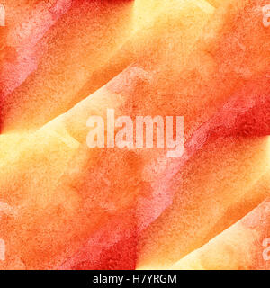 bunte abstrakte nahtlose Aquarell für Hintergrund. digitalen orange Stockfoto