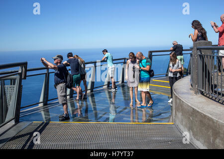 CABA Girao, Camara De Lobos, Madeira, Portugal, Aussichtsplattform am höchsten Steilküste Madeiras Stockfoto