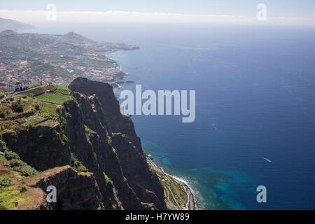 CABA Girao, Camara De Lobos, Madeira, Portugal, höchste Steilküste Madeiras Stockfoto