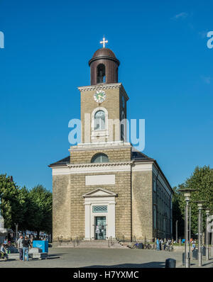 St.-Marien Kirche auf dem Markt Platz, 1833, Husum, Schleswig-Holstein, Deutschland Stockfoto