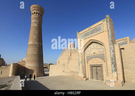 Kalon/Kalyan Minarett, Buchara, Usbekistan. Stockfoto