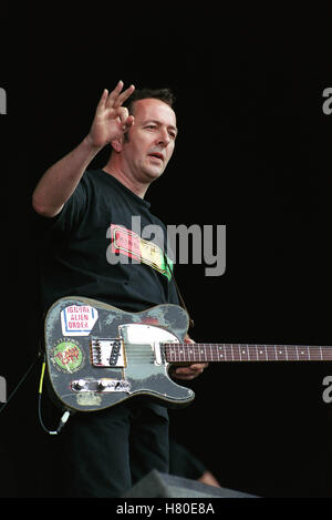 JOE STRUMMER 11. Juli 1999 Stockfoto