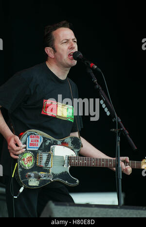 JOE STRUMMER 11. Juli 1999 Stockfoto