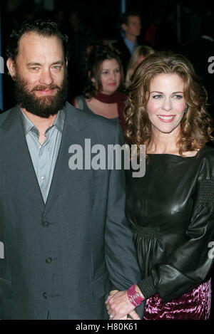 TOM HANKS & RITA WILSON GREEN MILE PREMIER LOS ANGELES USA 11. Dezember 1999 Stockfoto