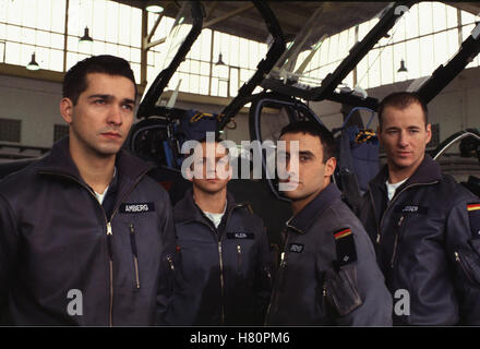 Düsen - Leben bin Limit (JETS - LEBEN AM LIMIT) D 1997, Regie: Michael Kennedy, ANDREAS ELSHOLZ, FRANK JORDAN, GÜNTHER GILLIAN, JIMMY BOEVEN, Stichwort: Uniform, Soldat, Fliegerkombi Stockfoto