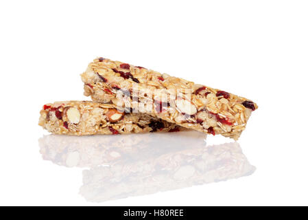 Closeup Früchte Müsliriegel Stockfoto