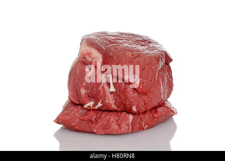 äußeren runden Roastbeef Stockfoto