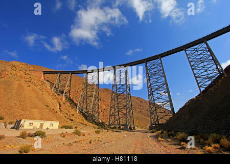 Viadukt von La Polvorilla, Tren A Las Nubes, Nordwesten Argentiniens Stockfoto