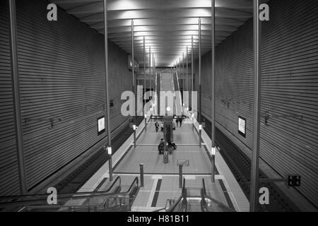 Leipzig Train Station, HBH, Deutschland Stockfoto