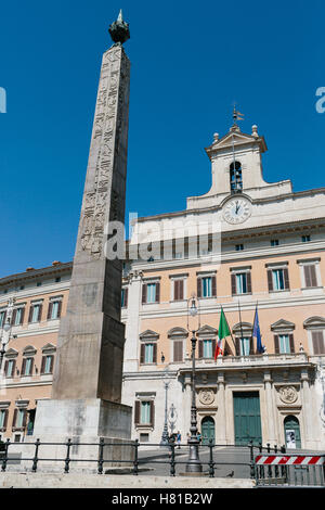 Montecitori Palast, Palazzo Montecitorio, Rom, Italien Stockfoto