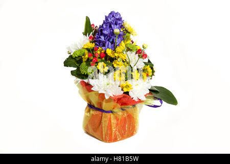 Blume Blumenstrauß Komposition für den Urlaub, Frühling Blumenstrauß für Ihren Liebling, festliche Blumenstrauß für eine weddin Stockfoto