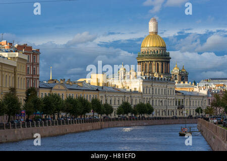 Größte russische orthodoxe Kathedrale in Sankt Petersburg, Russland Stockfoto