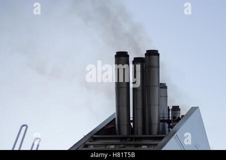 Cap Finisterre Roro Autofähre auf dem Meer. Stockfoto