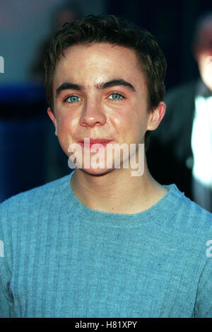 FRANKIE MUNIZ "BIG FAT LIAR" Weltpremiere UNIVERSAL STUDIOS Kino BURBANK LOS ANGELES USA 2. Februar 2002 Stockfoto