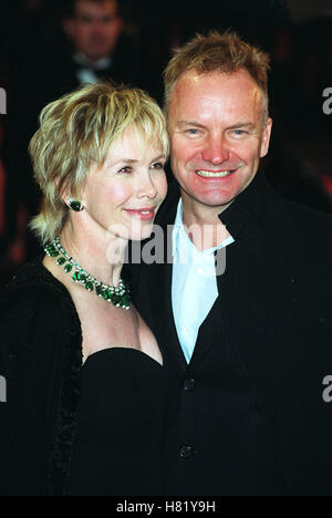 STING & TRUDIE STYLER BAFTA FILM AWARDS BAFTA FILM AWARDS LONDON ENGLAND 24. Februar 2002