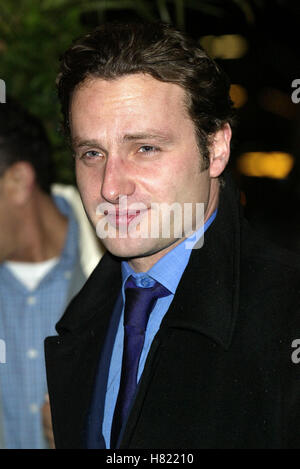 ANDREW LINCOLN RTS Programm AWARDS 2002 PARK LANE LONDON ENGLAND 18. März 2002 Stockfoto